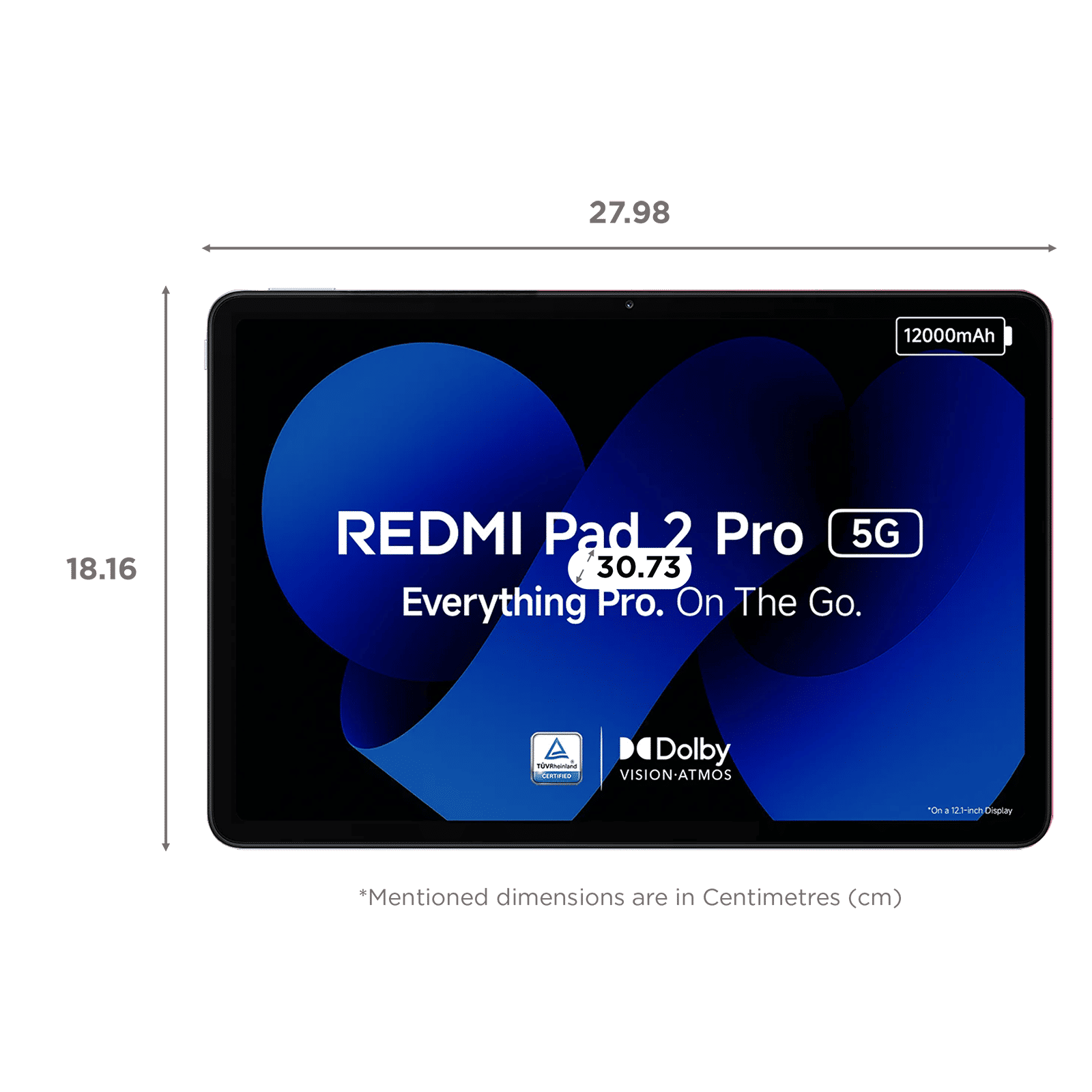 Buy Redmi Pad 2 Pro Wi-Fi+5G Android Tablet (12.1 Inch, 8GB RAM